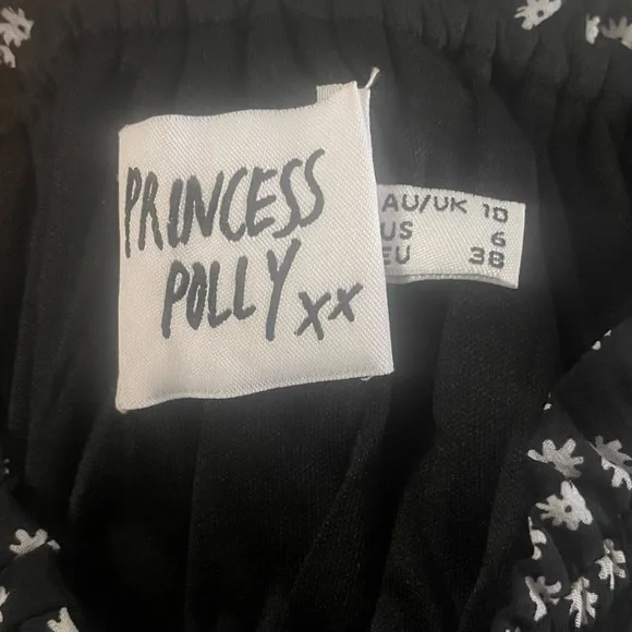 Princess Polly Black floral mini dress - Picture 4 of 4